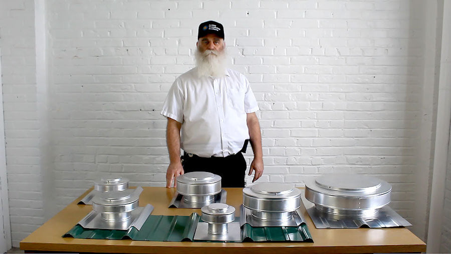 Roof Vents for Exposed Fastener Metal Roof Panels