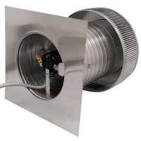 Model AF - 10 - C12 | Aura Fan | 10" Diameter | 12" Tall Collar | Flat Flange | CFM: 500 - Active Ventilation Products