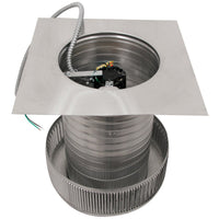 Model AF - 10 - C12 | Aura Fan | 10" Diameter | 12" Tall Collar | Flat Flange | CFM: 500 - Active Ventilation Products