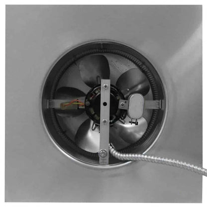 Model AF-10-C6 | Aura Fan | 10" Diameter | 6" Tall Collar | Flat Flange | CFM: 500