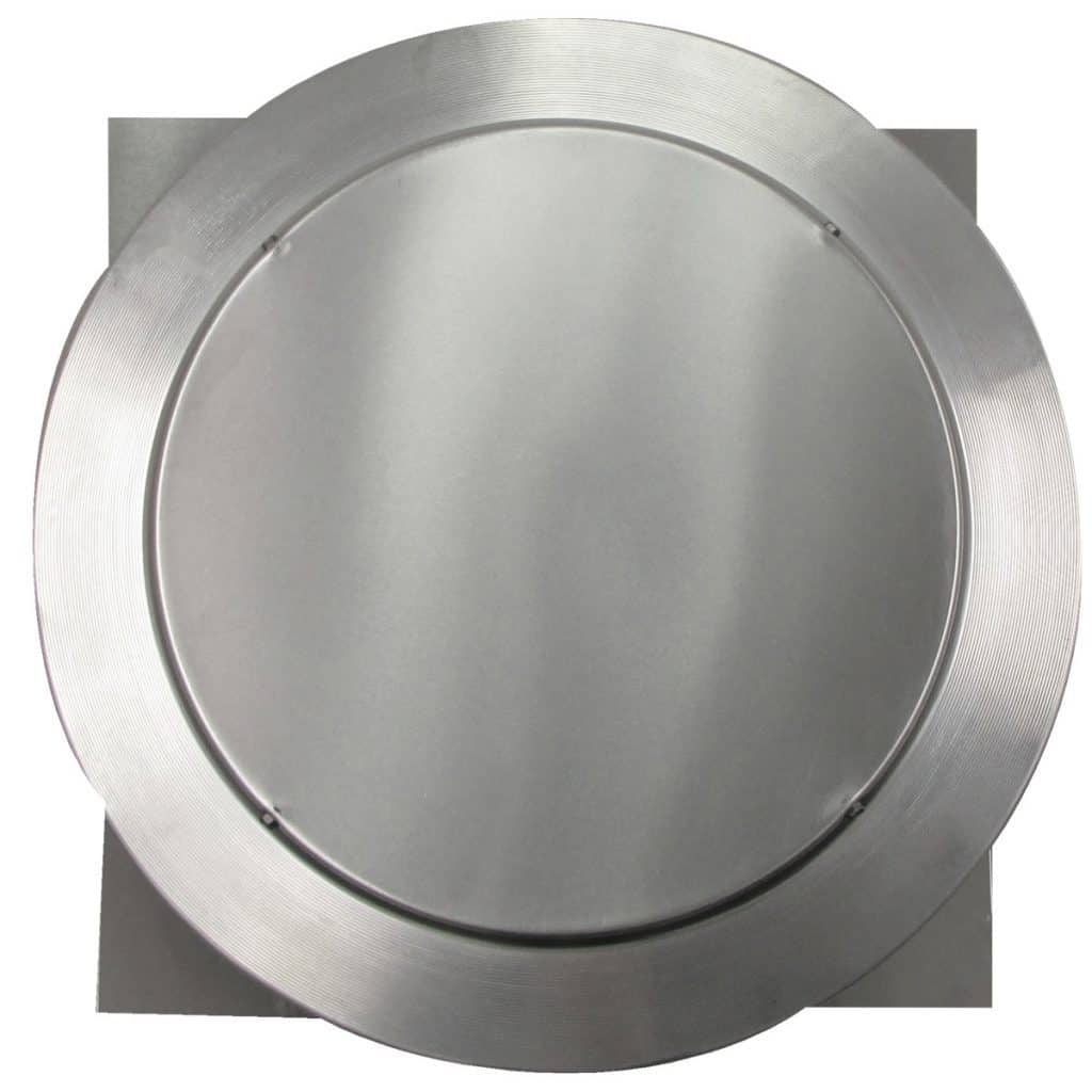 Model AF-12-C8 | Aura Fan | 12" Diameter | 8" Tall Collar | Flat Flange | CFM: 800