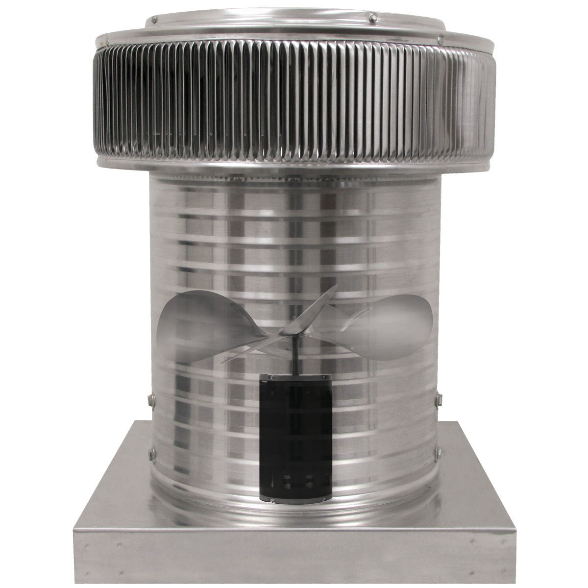 Model AF-12-C12-CMF | Aura Fan | 12" Diameter | 12" Tall Collar | Curb Mount Flange | CFM: 800