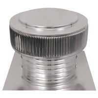 Model AF - 12 - C6 | Aura Fan | 12" Diameter | 6" Tall Collar | Flat Flange | CFM: 800 - Active Ventilation Products