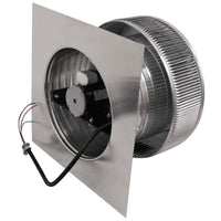 Model AF - 12 - C6 | Aura Fan | 12" Diameter | 6" Tall Collar | Flat Flange | CFM: 800 - Active Ventilation Products