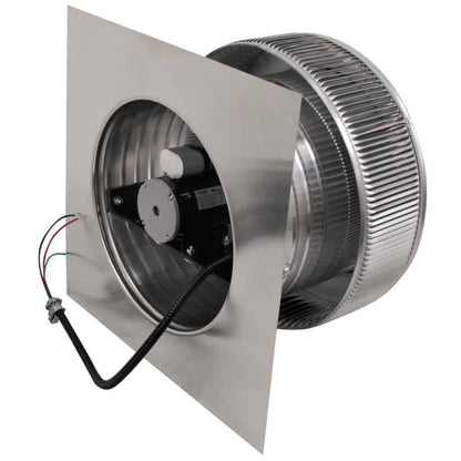 Model AF-12-C6 | Aura Fan | 12" Diameter | 6" Tall Collar | Flat Flange | CFM: 800