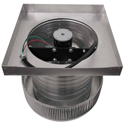 Model AF-12-C8-CMF | Aura Fan | 12" Diameter | 8" Tall Collar | Curb Mount Flange | CFM: 800