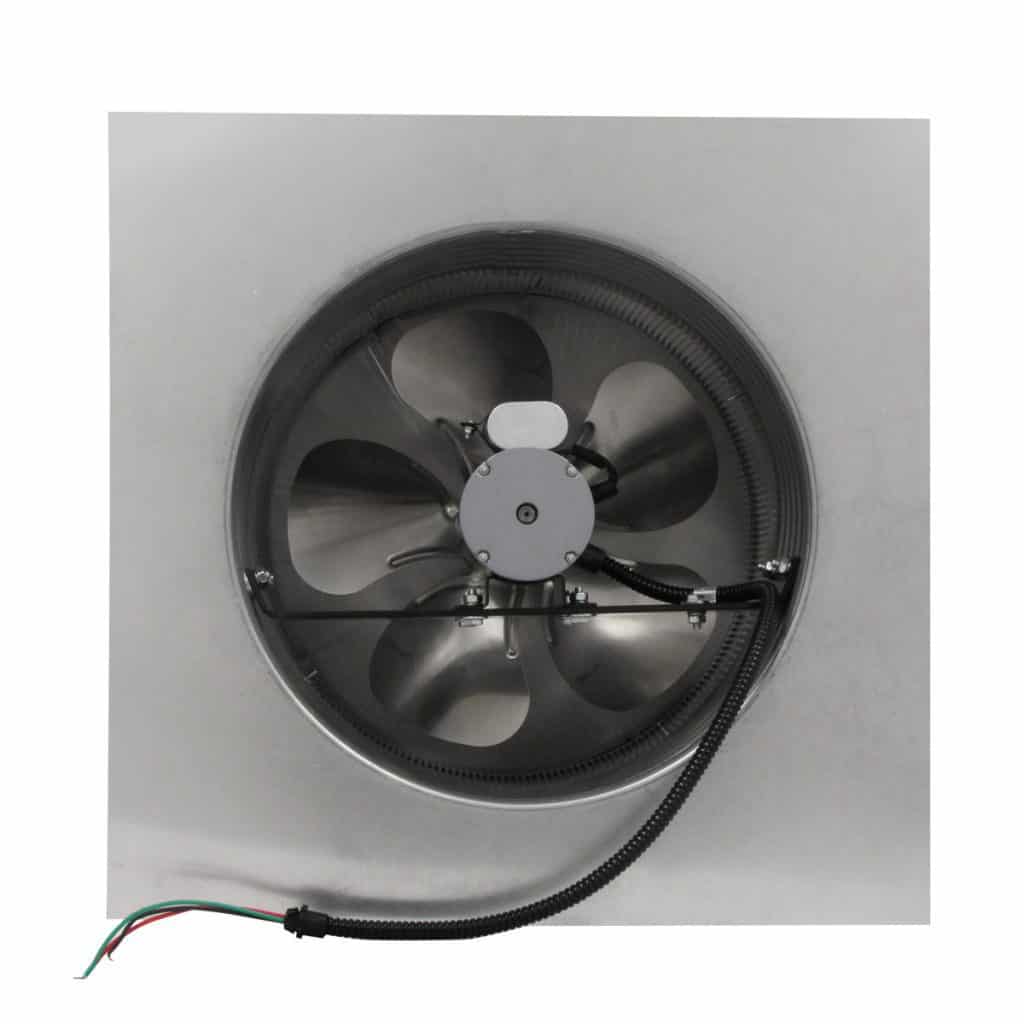 Model AF-14-C6 | Aura Fan | 14" Diameter | 6" Tall Collar | Flat Flange | CFM: 1000