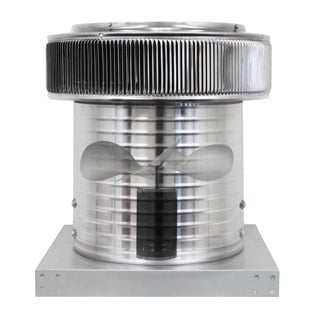 Model AF-14-C12-CMF | Aura Fan | 14" Diameter | 12" Tall Collar | Curb Mount Flange | CFM: 1000