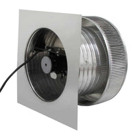 Model AF - 14 - C8 | Aura Fan | 14" Diameter | 8" Tall Collar | Flat Flange | CFM: 1000 - Active Ventilation Products