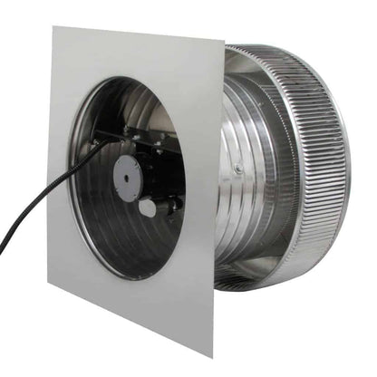 Model AF-14-C8 | Aura Fan | 14" Diameter | 8" Tall Collar | Flat Flange | CFM: 1000