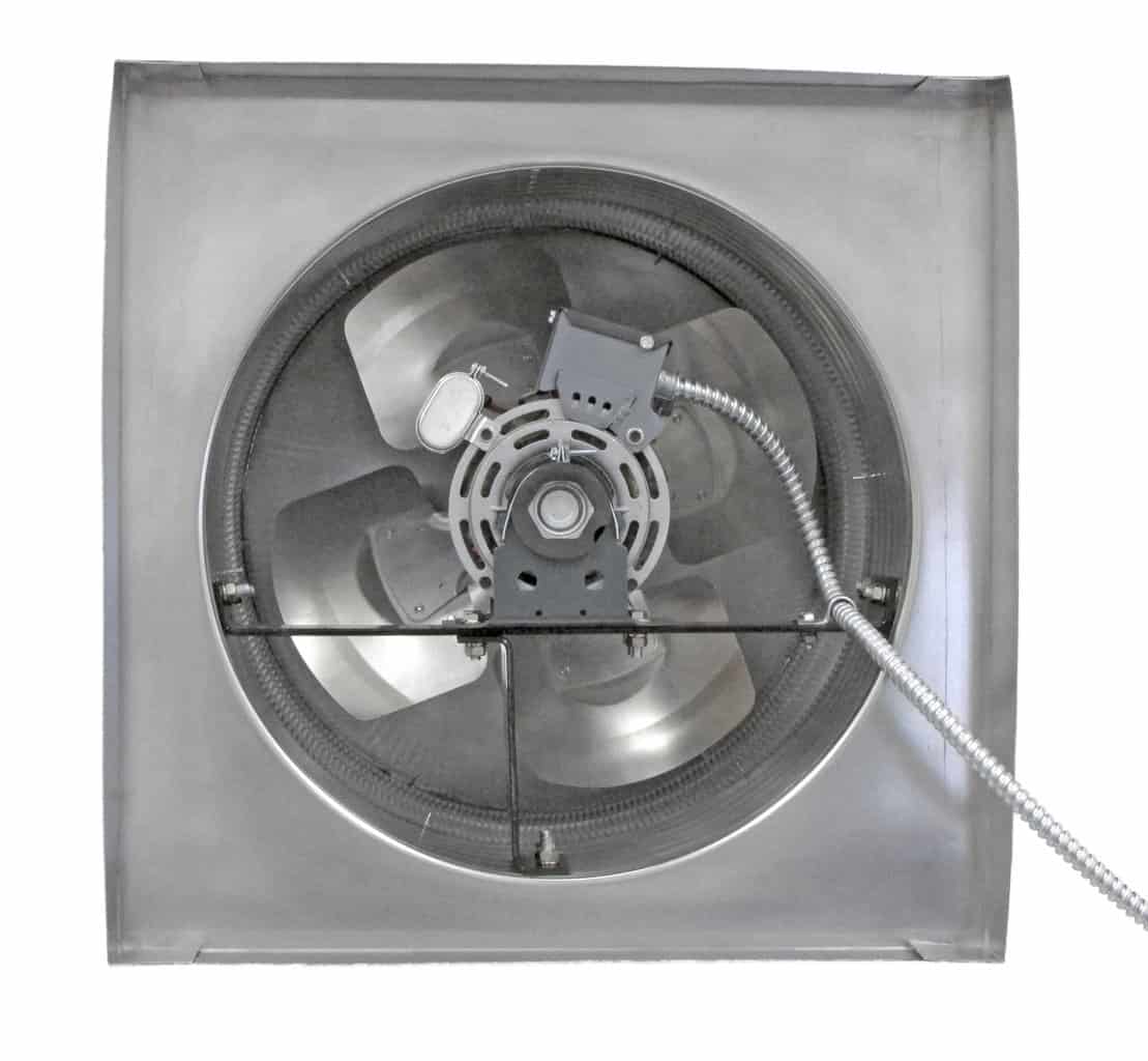 Model AF-18-C12-CMF | Aura Fan | 18" Diameter | 12" Tall Collar | Curb Mount Flange | CFM: 2200