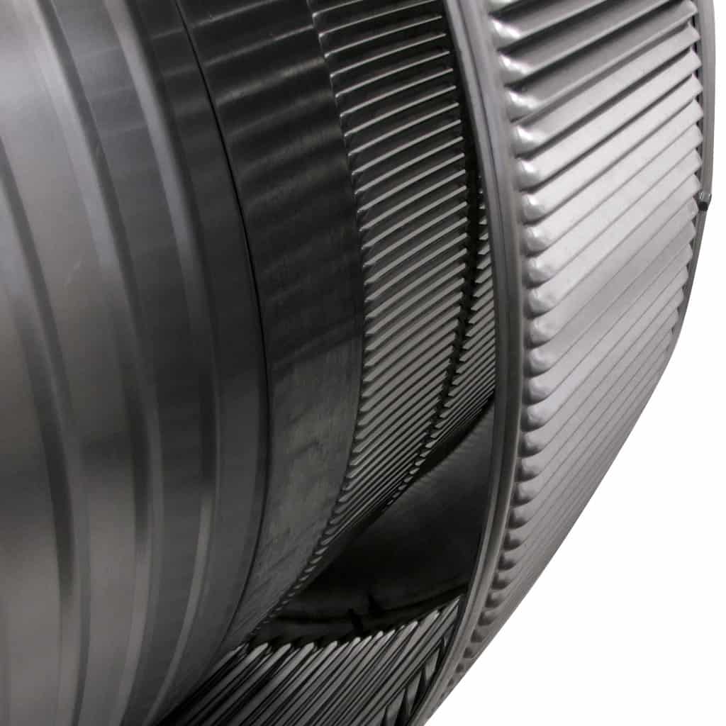 Model AF-18-C6-CMF | Aura Fan | 18″ Diameter | 6″ Tall Collar | Curb Mount Flange | CFM: 2200