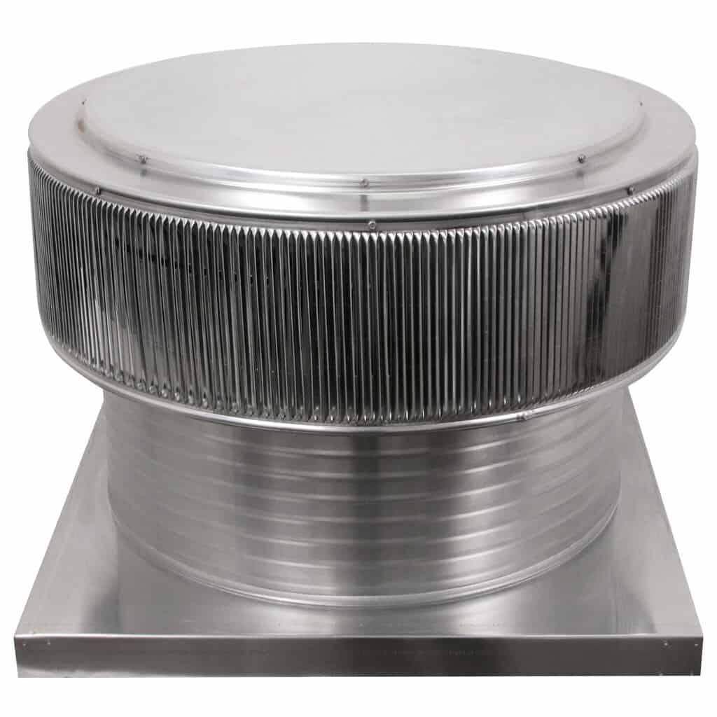 Model AF-24-C8-CMF | Aura Fan | 24" Diameter | 8" Tall Collar | Curb Mount Flange | CFM: 4800