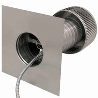 Model AF - 6 - C12 | Aura Fan | 6" Diameter | 12" Tall Collar | Flat Flange | CFM: 120 - Active Ventilation Products