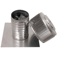 Model AF - 6 - C8 | Aura Fan | 6" Diameter | 8" Tall Collar | Flat Flange | CFM: 120 - Active Ventilation Products