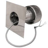 Model AF - 6 - C8 | Aura Fan | 6" Diameter | 8" Tall Collar | Flat Flange | CFM: 120 - Active Ventilation Products