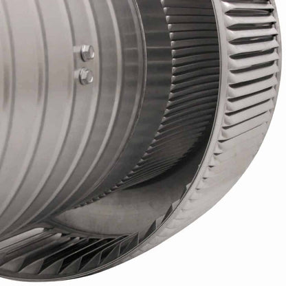 Model AF-8-C12 | Aura Fan | 8" Diameter | 12" Tall Collar | Flat Flange | CFM: 250