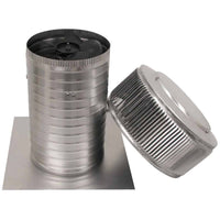 Model AF - 8 - C12 | Aura Fan | 8" Diameter | 12" Tall Collar | Flat Flange | CFM: 250 - Active Ventilation Products