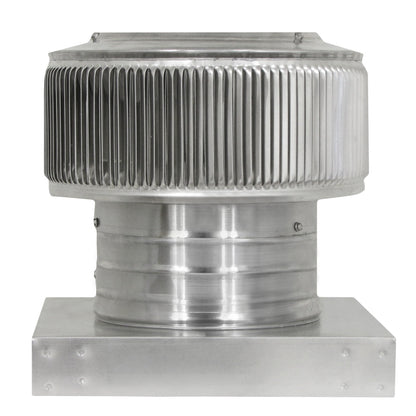 Model AF-8-C4-CMF | Aura Fan | 8" Diameter | 4" Tall Collar | Curb Mount Flange | CFM: 250