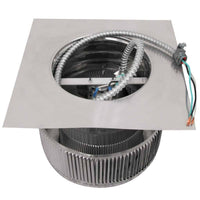 Model AF - 8 - C4 | Aura Fan | 8" Diameter | 4" Tall Collar | Flat Flange | CFM: 250 - Active Ventilation Products