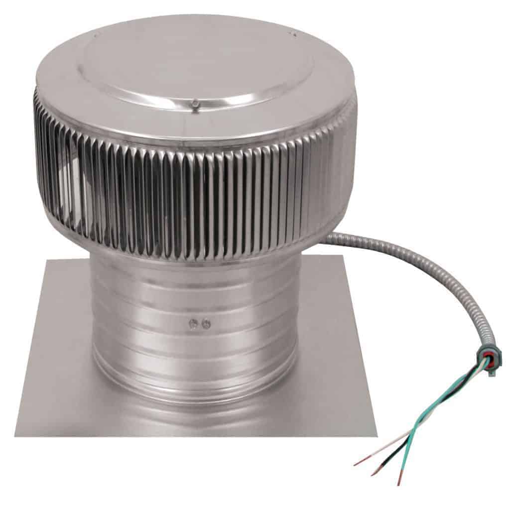 Model AF-8-C6 | Aura Fan | 8" Diameter | 6" Tall Collar | Flat Flange | CFM: 250