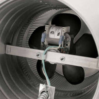 Model AF - 8 - C6 - CMF | Aura Fan | 8" Diameter | 6" Tall Collar | Curb Mount Flange | CFM: 250 - Active Ventilation Products