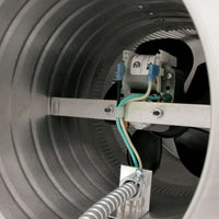 Model AF - 8 - C8 | Aura Fan | 8" Diameter | 8" Tall Collar | Flat Flange | CFM: 250 - Active Ventilation Products