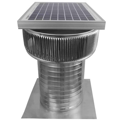 Model ASF-10-C12 | Aura Solar Fan | 10" Diameter | 12" Tall Collar | CFM: 524