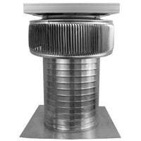 Model ASF - 10 - C12 | Aura Solar Fan | 10" Diameter | 12" Tall Collar | CFM: 524 - Active Ventilation Products