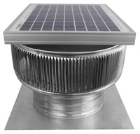 Model ASF - 10 - C4 | Aura Solar Fan | 10" Diameter | 4" Tall Collar | CFM: 524 - Active Ventilation Products