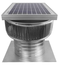 Model ASF - 10 - C6 | Aura Solar Fan | 10" Diameter | 6" Tall Collar | CFM: 524 - Active Ventilation Products