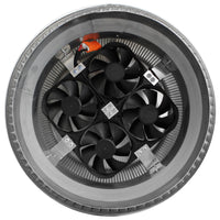 Model ASF - 10 - PVC | Aura Solar Fan | 10" Diameter | PVC Pipe Schedule 40 & 80 - Active Ventilation Products