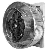 Model ASF - 10 - C8 | Aura Solar Fan | 10" Diameter | 8" Tall Collar | CFM: 524 - Active Ventilation Products