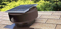 Model ASF - 12 - C2 | Aura Solar Fan | 12" Diameter | 2" Tall Collar | CFM: 740 - Active Ventilation Products