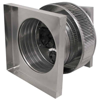 Aura Solar Exhaust Fan 524 CFM | 10" Diameter | 4" Tall Collar | Curb Mount Flange - Active Ventilation Products