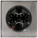 Aura Solar Exhaust Fan 740 CFM | 12" Diameter | 4" Tall Collar | Curb Mount Flange - Active Ventilation Products
