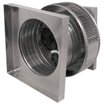 Aura Solar Exhaust Fan 740 CFM | 12" Diameter | 4" Tall Collar | Curb Mount Flange - Active Ventilation Products