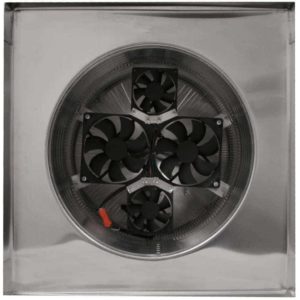 Aura Solar Exhaust Fan 740 CFM | 12" Diameter | 6" Tall Collar  | Curb Mount Flange