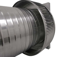 Aura Solar Exhaust Fan 524 CFM | 10" Diameter | 12" Tall Collar | Curb Mount Flange - Active Ventilation Products