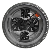 Model ASF - 12 - PVC | Aura Solar Fan | 12" Diameter | PVC Pipe Schedule 40 & 80 - Active Ventilation Products