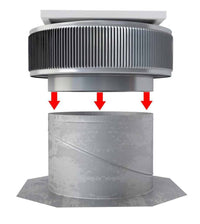 Model ASF - 12 - RF | Aura Solar Attic Fan | 12" Diameter | Roof Turbine Retrofit - Active Ventilation Products