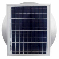 Model ASF - 12 - C12 | Aura Solar Fan | 12" Diameter | 12" Tall Collar | CFM: 740 - Active Ventilation Products