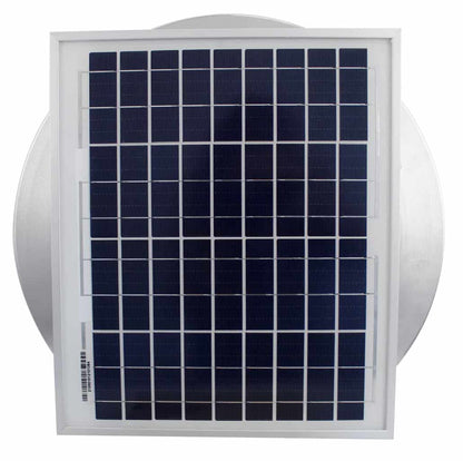 Model ASF-12-C12 | Aura Solar Fan | 12" Diameter | 12" Tall Collar | CFM: 740