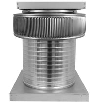 Aura Solar Exhaust Fan 1,007 CFM | 14" Diameter | 12" Tall Collar | Curb Mount Flange - Active Ventilation Products