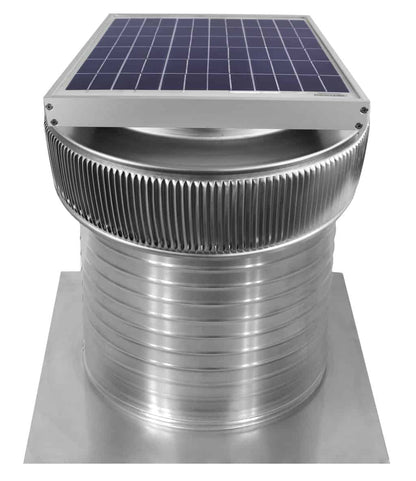 Model ASF-14-C12 | Aura Solar Fan | 14" Diameter | 12" Tall Collar | CFM: 1007