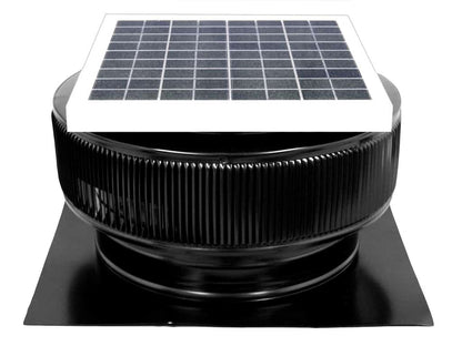 Model ASF-14-C2 | Aura Solar Fan | 14" Diameter | 2" Tall Collar | CFM: 1007