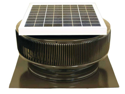 Model ASF-14-C2 | Aura Solar Fan | 14" Diameter | 2" Tall Collar | CFM: 1007