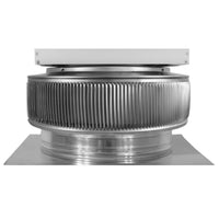 Model ASF - 14 - C2 | Aura Solar Fan | 14" Diameter | 2" Tall Collar | CFM: 1007 - Active Ventilation Products