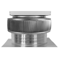 Model ASF - 14 - C4 | Aura Solar Fan | 14" Diameter | 4" Tall Collar | CFM: 1007 - Active Ventilation Products
