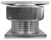 Aura Solar Exhaust Fan 1,375 CFM | 16" Diameter | 6" Tall Collar | Curb Mount Flange - Active Ventilation Products